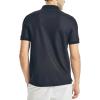 imageNautica Mens Classic Short Sleeve Solid Performance Deck Polo ShirtTrue Black