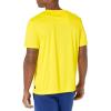 imageNautica Mens Competition Sustainably Crafted Crewneck TShirtBlazing Yellow