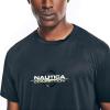 imageNautica Mens Competition Sustainably Crafted Crewneck TShirtTrue Black