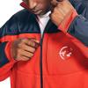 imageNautica Mens Competition Sustainably Crafted FullZip MixedMedia JacketBright Red