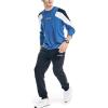 imageNautica Mens Competition Sustainably Crafted LongSleeve TShirtBright Cobalt