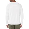 imageNautica Mens Competition Sustainably Crafted LongSleeve TShirtWhite