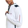 imageNautica Mens Competition Sustainably Crafted QuarterZip HoodieBright White