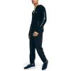 imageNautica Mens Competition Sustainably Crafted QuarterZip HoodieTrue Black