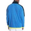 imageNautica Mens Competition Sustainably Crafted QuarterZip MixedMedia PulloverBright Cobalt