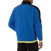 imageNautica Mens Competition Sustainably Crafted QuarterZip MixedMedia PulloverBright Cobalt