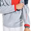 imageNautica Mens Competition Sustainably Crafted QuarterZip MixedMedia PulloverGrey Heather