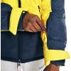 imageNautica Mens Competition Sustainably Crafted Tempasphere Colorblock ParkaBlazing Yellow