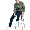 imageNautica Mens Fair Isle Crewneck SweaterChive