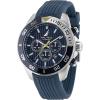 imageNautica Mens NAPNOS304 One Recycled 85 Stainless Steel Bracelet ampamp Blue Silicone Strap Watch