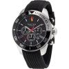 imageNautica Mens NAPNOS306 One Recycled 85 Stainless Steel Bracelet ampamp Black Silicone Strap Watch