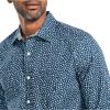imageNautica Mens Printed Poplin ShirtEstate Blue