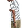 imageNautica Mens Striped Crewneck TShirtSail White