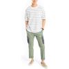 imageNautica Mens Striped Pocket TShirtSail White