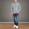 imageNautica Mens Striped ShirtMaritme Navy