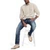 imageNautica Mens Sustainably Crafted CableKnit Crewneck SweaterOatmeal