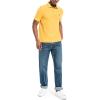 imageNautica Mens Sustainably Crafted Classic Fit Deck PoloLightning Gold