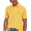 imageNautica Mens Sustainably Crafted Classic Fit Deck PoloLightning Gold