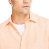 imageNautica Mens Sustainably Crafted Classic Fit Linen ShirtCoral Reef