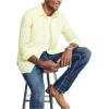 imageNautica Mens Sustainably Crafted Classic Fit Linen ShirtDaiquiri Green