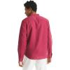 imageNautica Mens Sustainably Crafted Classic Fit Linen ShirtDeck Crimson Sunst