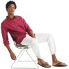 imageNautica Mens Sustainably Crafted Classic Fit Linen ShirtDeck Crimson Sunst