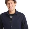 imageNautica Mens Sustainably Crafted Classic Fit Linen ShirtDeck Navy Seas