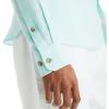 imageNautica Mens Sustainably Crafted Classic Fit Linen ShirtDeck Seawater Blue