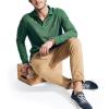 imageNautica Mens Sustainably Crafted Classic Fit LongSleeve Deck PoloCoastal Pine