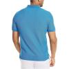 imageNautica Mens Sustainably Crafted Classic Fit Performance Deck PoloSpinner Blue