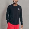 imageNautica Mens Sustainably Crafted LongSleeve Graphic TShirtTrue Black