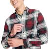 imageNautica Mens Sustainably Crafted Plaid Flannel ShirtDark Spruce