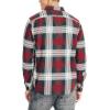 imageNautica Mens Sustainably Crafted Plaid Flannel ShirtDark Spruce
