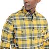 imageNautica Mens Sustainably Crafted Plaid Flannel ShirtLightening Gold