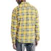 imageNautica Mens Sustainably Crafted Plaid Flannel ShirtLightening Gold