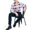 imageNautica Mens Sustainably Crafted Plaid ShirtBright White