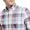 imageNautica Mens Sustainably Crafted Plaid ShirtBright White