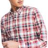 imageNautica Mens Sustainably Crafted Plaid ShirtGarnet