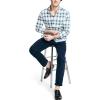imageNautica Mens Sustainably Crafted Plaid ShirtSail White