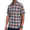imageNautica Mens Sustainably Crafted Plaid ShortSleeve ShirtDark Ivy