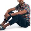 imageNautica Mens Sustainably Crafted Plaid ShortSleeve ShirtDark Ivy