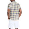 imageNautica Mens Sustainably Crafted Plaid ShortSleeve ShirtOatmeal