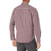 imageNautica Mens WrinkleResistant Plaid Wear to Work ShirtShipwreck Burgundy