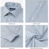 imageNautica Regular Fit Long Sleeve Button Down Dress Shirts for Men  Wrinkle Free Long Sleeve Shirt Mens Formal 4Way StretchBlue Green Plaid