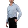 imageNautica Regular Fit Long Sleeve Button Down Dress Shirts for Men  Wrinkle Free Long Sleeve Shirt Mens Formal 4Way StretchBlue Multi Plaid