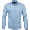 imageNautica Regular Fit Long Sleeve Button Down Dress Shirts for Men  Wrinkle Free Long Sleeve Shirt Mens Formal 4Way StretchBlue Multi Plaid