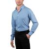 imageNautica Regular Fit Long Sleeve Button Down Dress Shirts for Men  Wrinkle Free Long Sleeve Shirt Mens Formal 4Way StretchClassic Blue Plaid