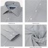 imageNautica Slim Fit Mens Dress Shirts Long Sleeve Performance Polyester Fabric Wrinkle Free 4Way StretchBlack Check
