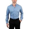 imageNautica Slim Fit Mens Dress Shirts Long Sleeve Performance Polyester Fabric Wrinkle Free 4Way StretchClassic Blue Plaid