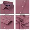 imageNautica Slim Fit Mens Dress Shirts Long Sleeve Performance Polyester Fabric Wrinkle Free 4Way StretchMulti Microcheck